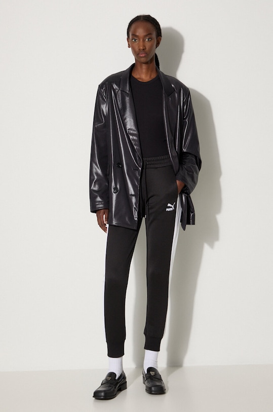 Puma spodnie dresowe Iconic T7 Track Pants 627995 czarny AW24