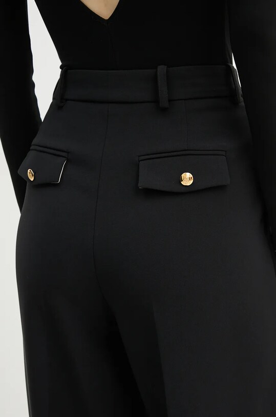 Παντελόνι Elisabetta Franchi μαύρο PA05247E2