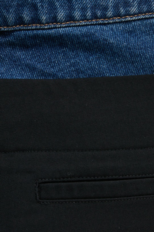 Kalhoty Sisley černá 485XLF05M