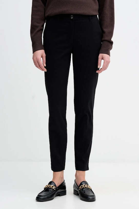 Nohavice Sisley s elastanom čierna 4AI655AH6