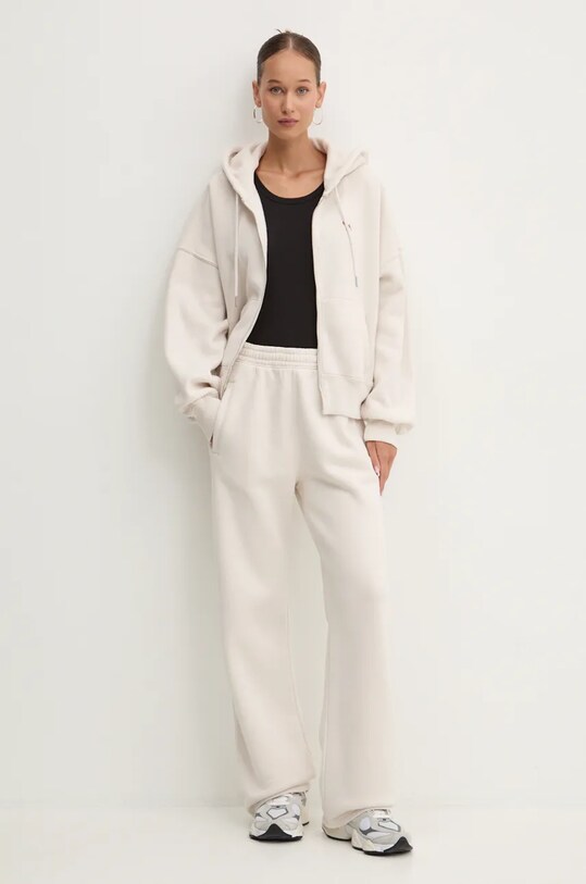 Abercrombie & Fitch pantaloni de trening KI147.4060.178 bej AW24