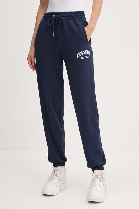Abercrombie & Fitch pantaloni de trening tricotaj bleumarin KI147.4360.200