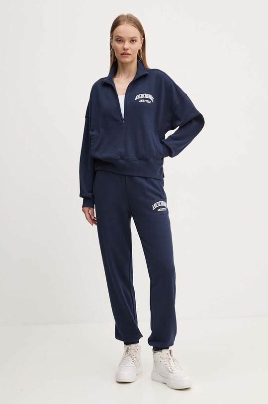 Abercrombie & Fitch pantaloni de trening KI147.4360.200 bleumarin AW24