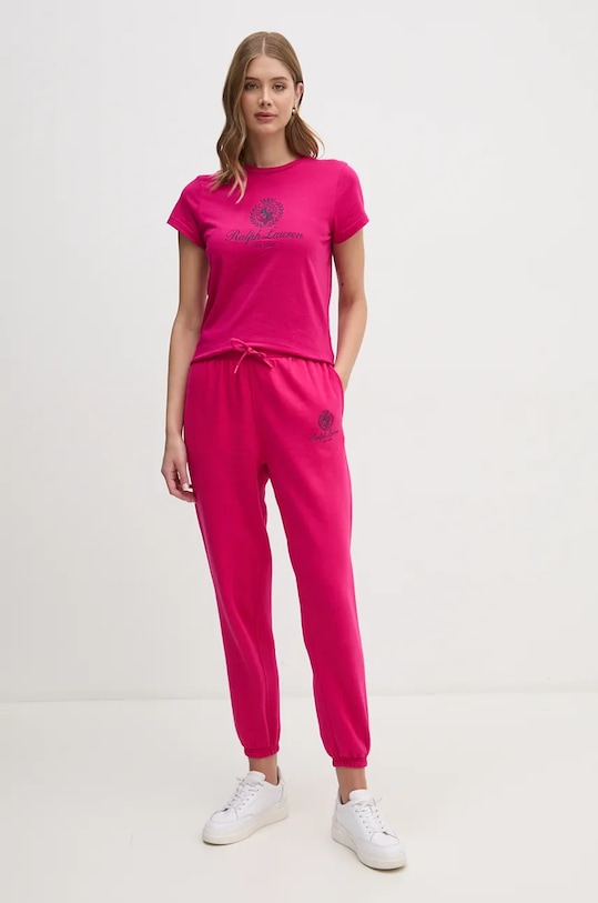 Спортивные штаны Polo Ralph Lauren 211959889 розовый AW24