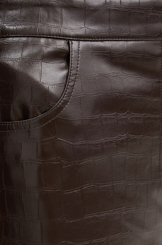 Kalhoty Twinset hnědá 242AP2271