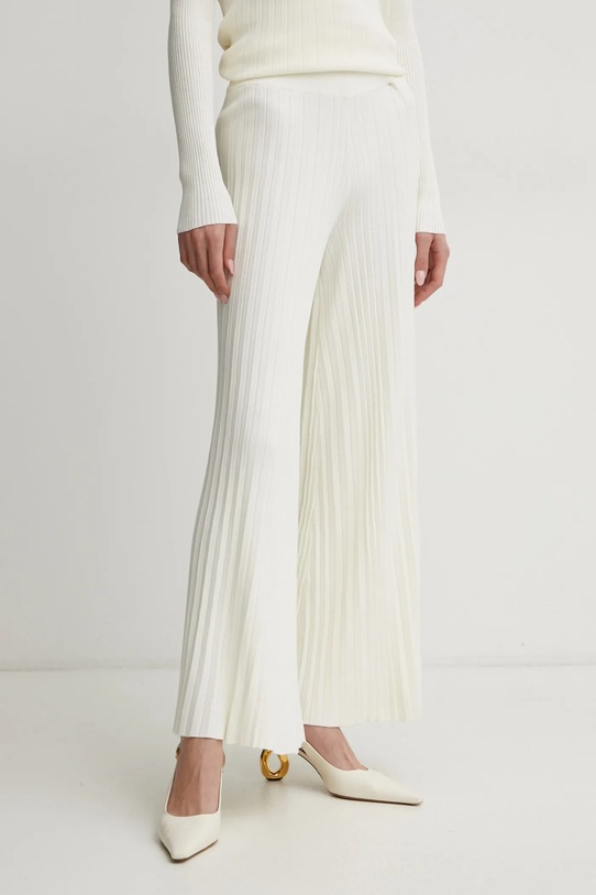 Twinset pantaloni della tuta maglia beige 242LI3UAA