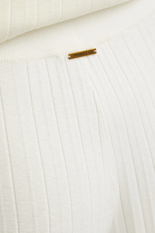 Twinset pantaloni della tuta 242LI3UAA beige