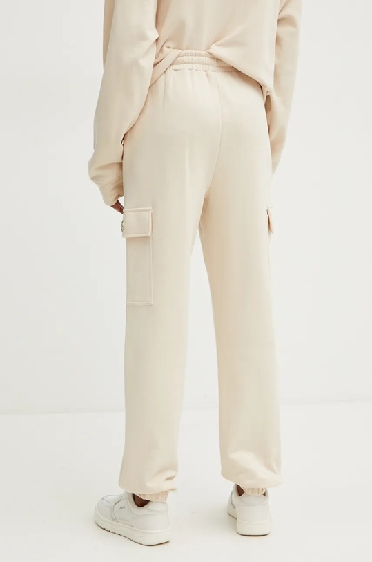 Îmbrăcăminte Twinset pantaloni de trening din bumbac 242TP2491 bej