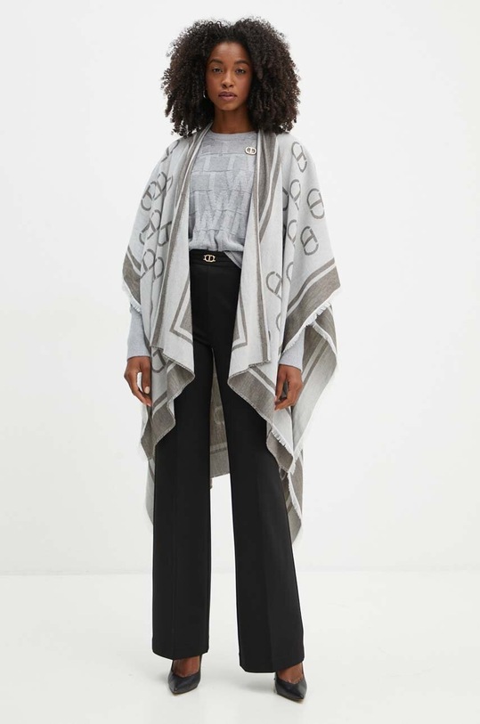 Twinset spodnie 242TP224G czarny AW24