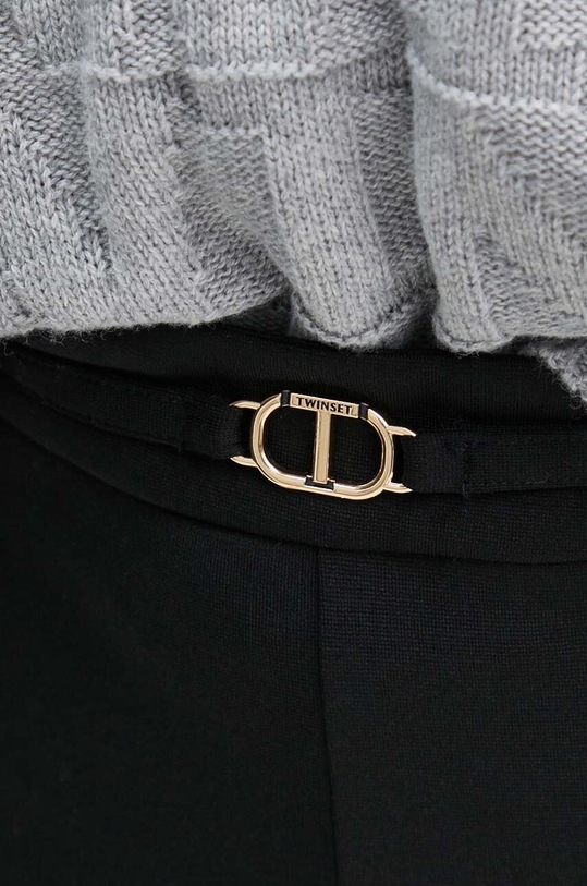 Twinset spodnie czarny 242TP224G
