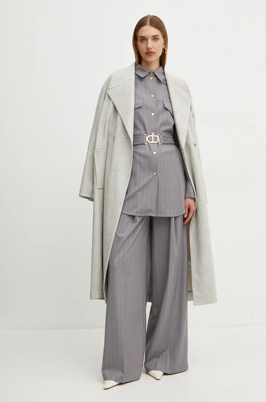 Twinset pantaloni 242TP2284 gri AW24