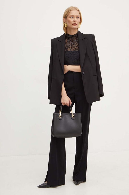 Kalhoty Twinset 242TP2085 černá AW24