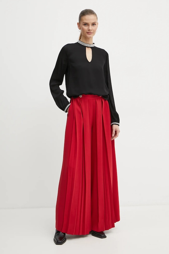 Παντελόνι Twinset 242TT2172 κόκκινο AW24