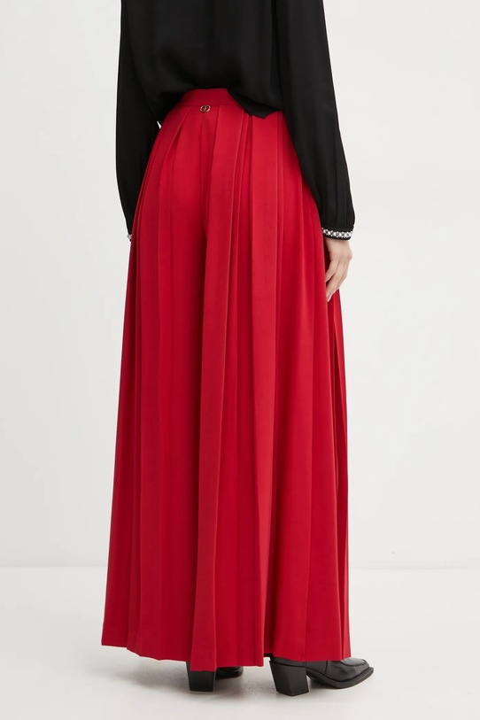 Ρούχα Παντελόνι Twinset 242TT2172 κόκκινο