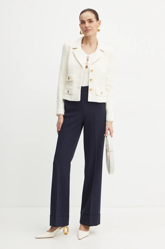 Twinset spodnie 242TT2101 granatowy AW24