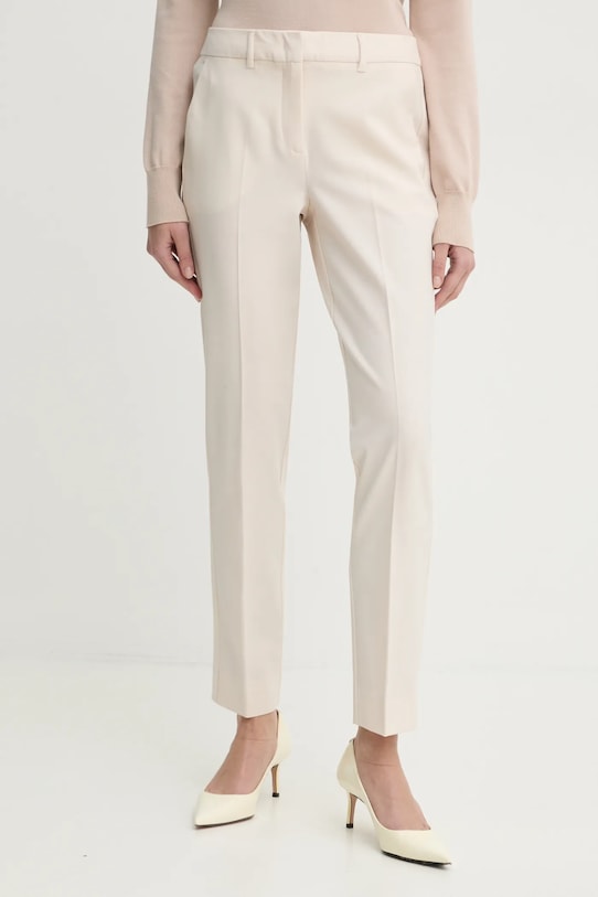 Nohavice s prímesou vlny Marella chinos béžová 2423136052200