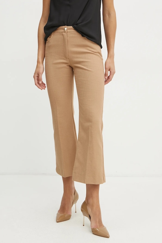 Παντελόνι Marella με ελαστάν καφέ 2423136062200