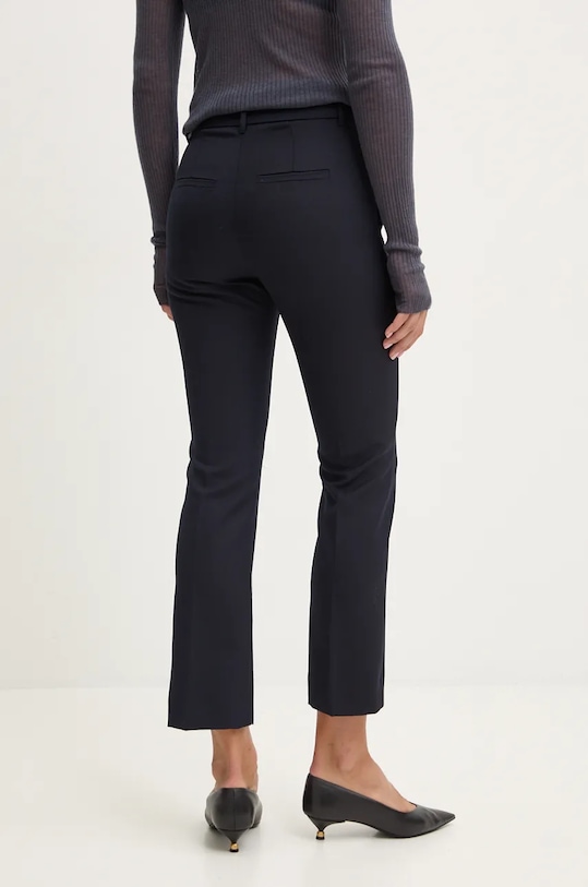 Îmbrăcăminte Marella pantaloni din lana 2423136072200 bleumarin