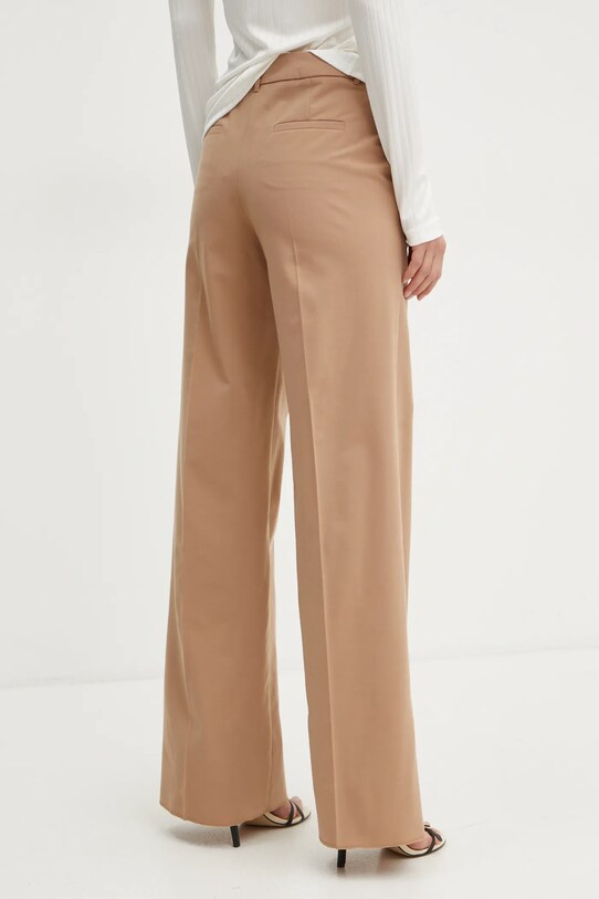 Îmbrăcăminte Marella pantaloni din lana 2423136162200 maro