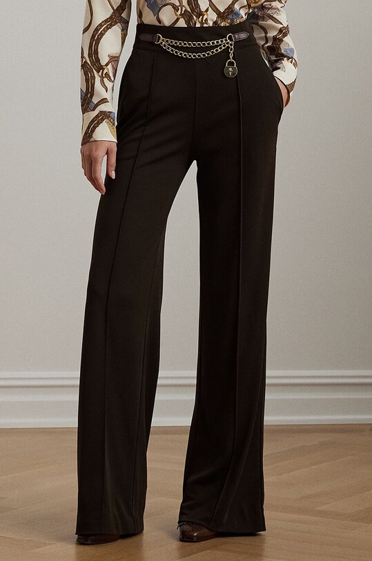 Kalhoty Lauren Ralph Lauren 200953573 hnědá AW24
