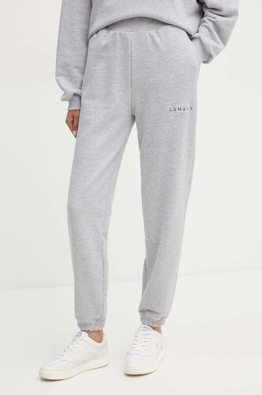 Tepláky La Mania PL melanž sivá MEDLEY