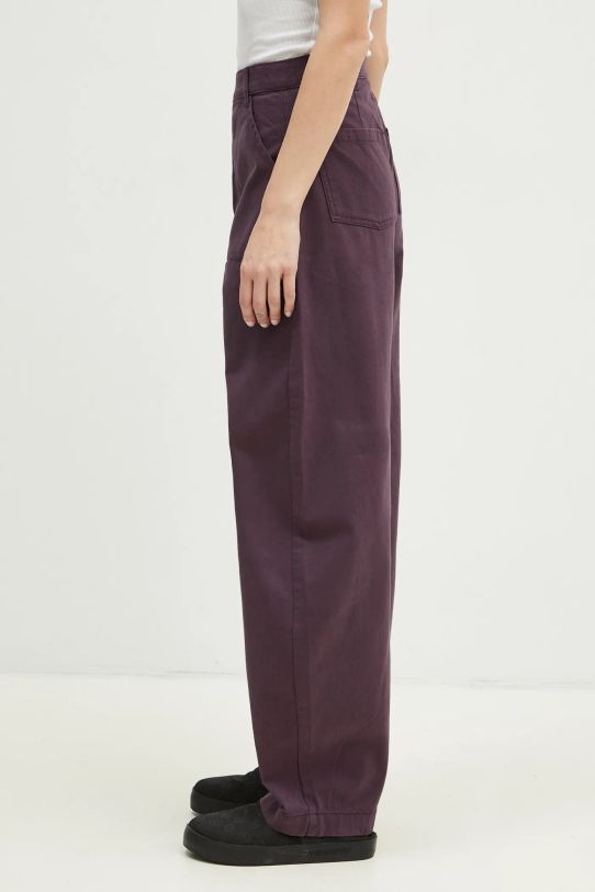 Alpha Industries pantaloni in cotone Field Pant 148021 violetto AW24