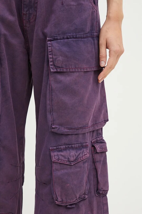 Alpha Industries pantaloni de bumbac Multipocket Pant violet 148022