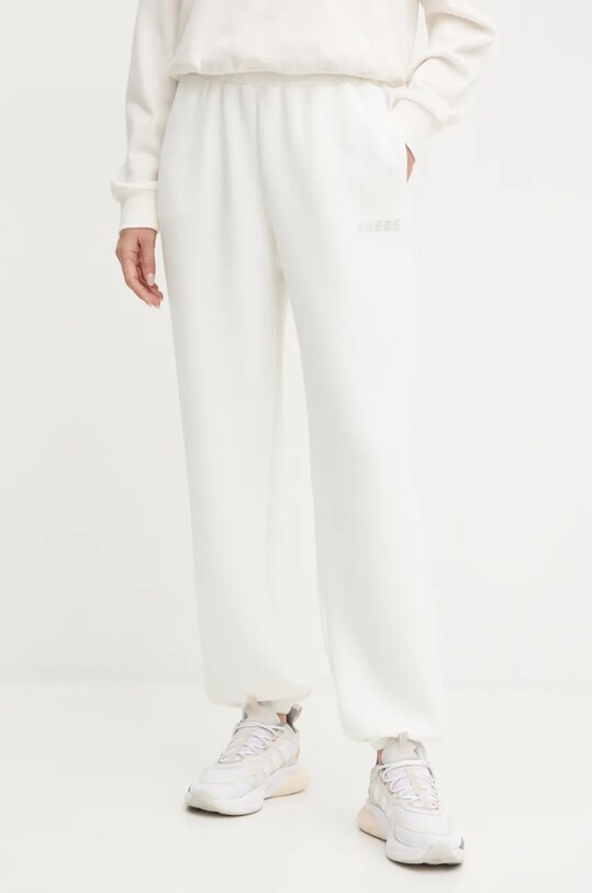 Guess pantaloni de trening CECILIA tricotaj bej V4BB13.K7UW2