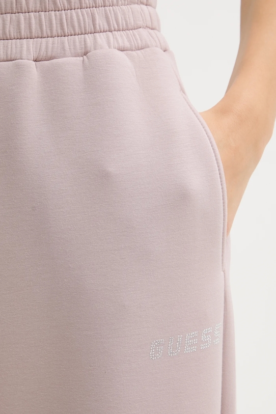 Guess spodnie dresowe CECILIA różowy V4BB13.K7UW2