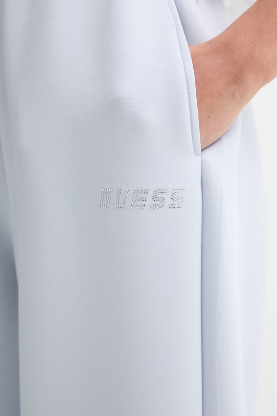 Guess spodnie dresowe CECILIA niebieski V4BB13.K7UW2