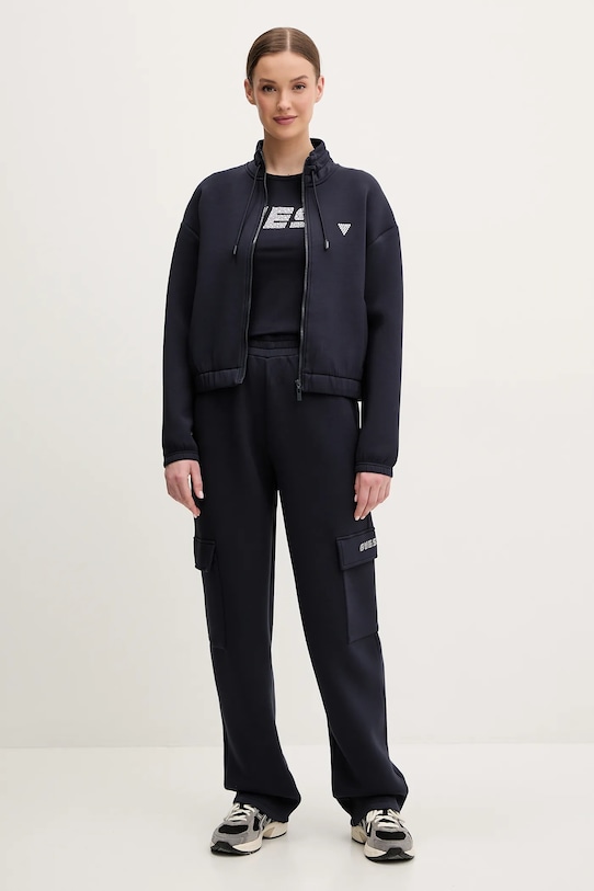 Guess melegítőnadrág CECILIA V4BB12.K7UW2 sötétkék AW25