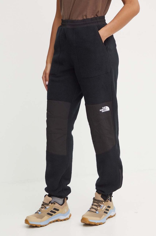 The North Face spodnie dresowe Retro Denali Pant dzianina czarny NF0A88YSJK31