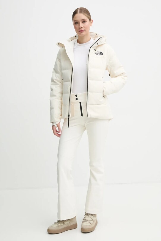 The North Face pantaloni Snoga NF0A87X3QLI1 beige AW24