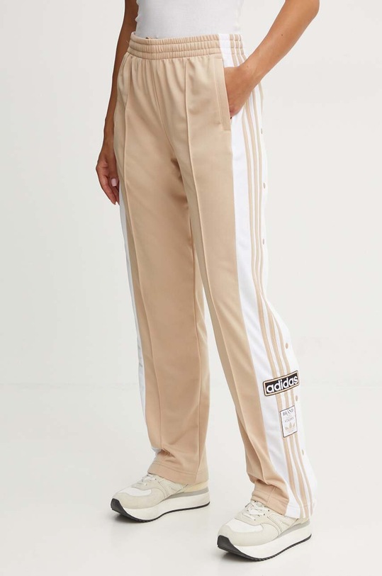 Штани adidas Originals Adicolor трикотаж бежевий IY2130