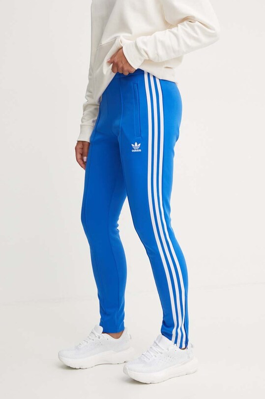 adidas Originals spodnie dresowe Adicolor dzianina niebieski IY2175
