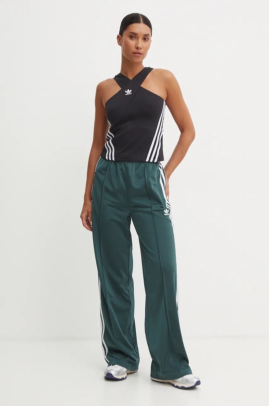 Παντελόνι adidas Originals Firebird IY4723 πράσινο AW24