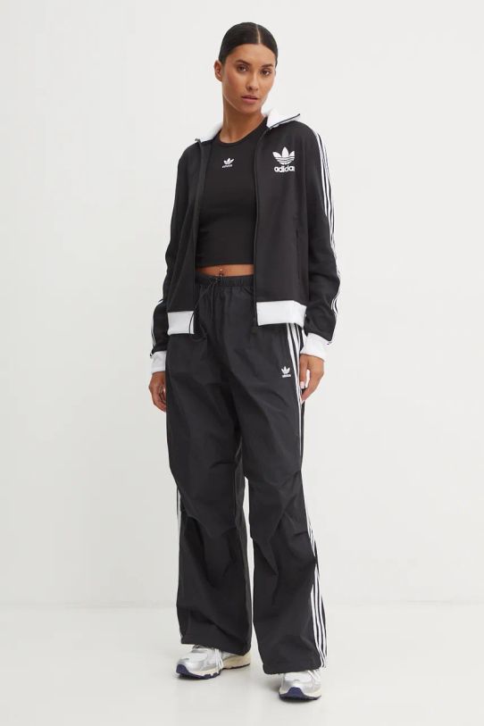 adidas Originals pantaloni Adicolor IY7251 negru SS25