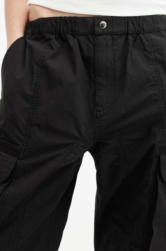 Îmbrăcăminte AllSaints pantaloni de bumbac BARBARA TROUSER W021TA negru