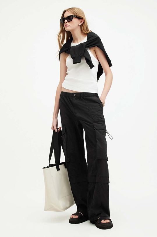 AllSaints pantaloni de bumbac BARBARA TROUSER W021TA