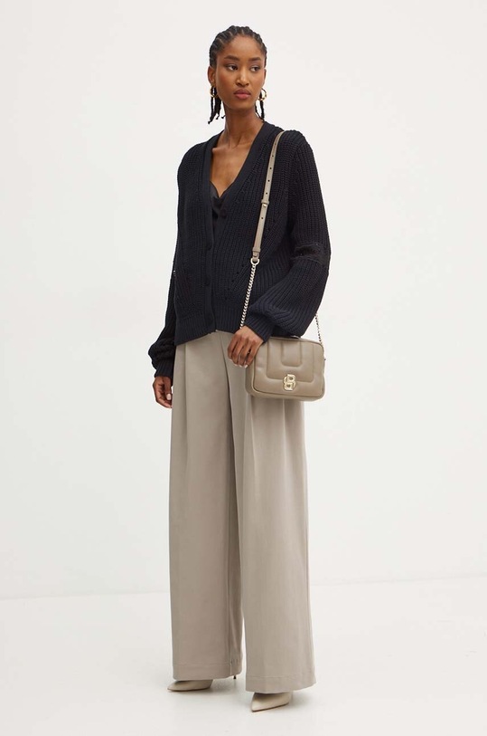 Kalhoty BOSS 50527114 šedá AW24