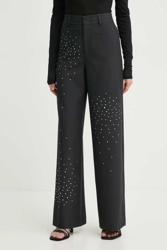 Hlače MAX&Co. Raven siva 2426136015200