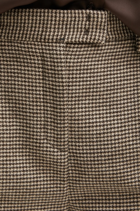 MAX&Co. spodnie wełniane brązowy 2426136064200