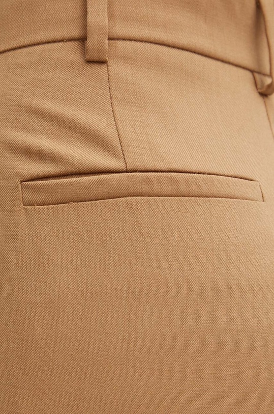 MAX&Co. pantaloni din lana maro 2426136103200