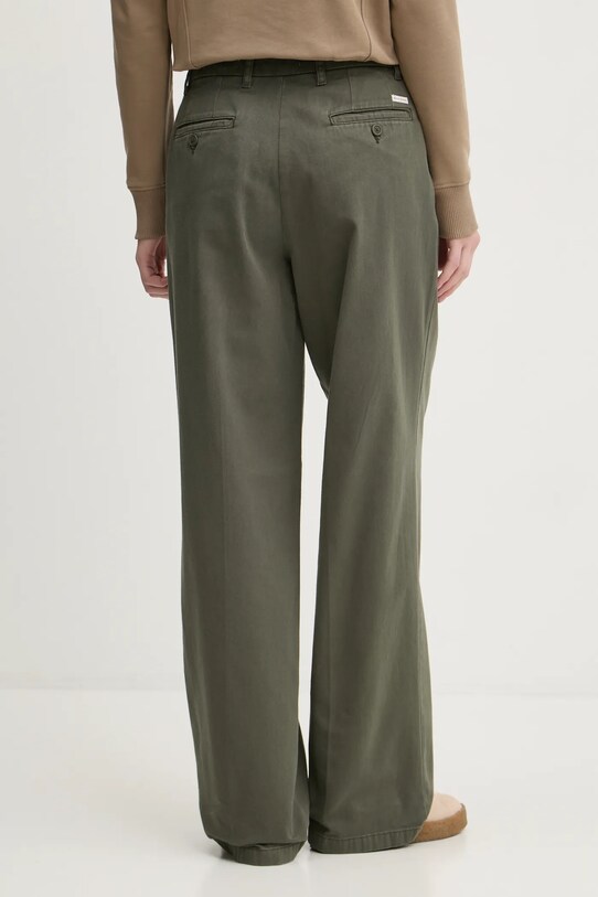 Îmbrăcăminte Guess Jeans pantaloni de bumbac W4BB44.WGCV2 verde