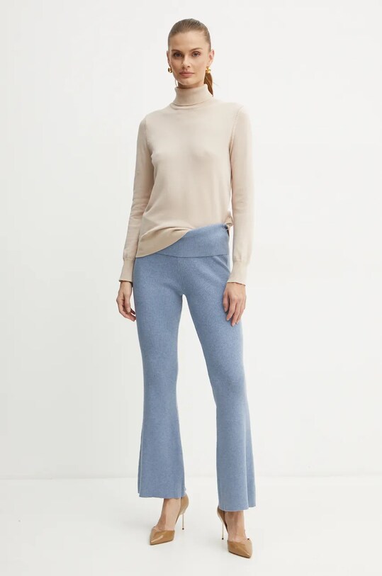 Guess pantaloni NINA W4BB53.Z3K92 albastru AW24