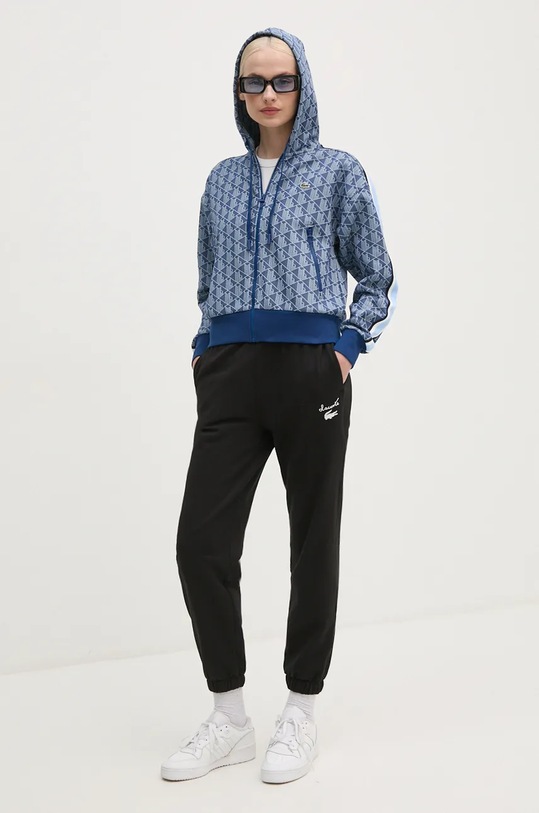 Lacoste pantaloni della tuta XF2566 nero AW24