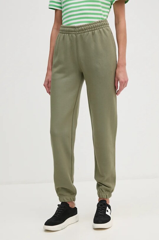 Bavlnené tepláky Lacoste bavlna zelená XF2647