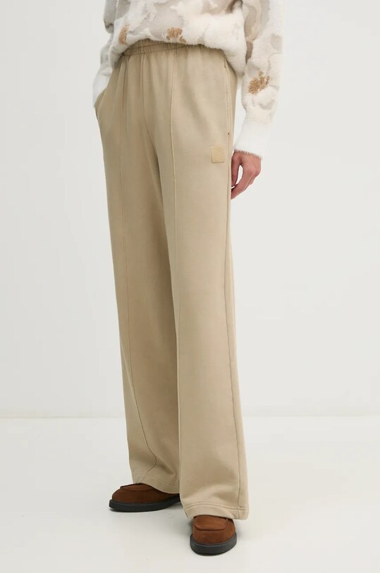 Lacoste pantaloni de trening din bumbac bumbac bej XF2657