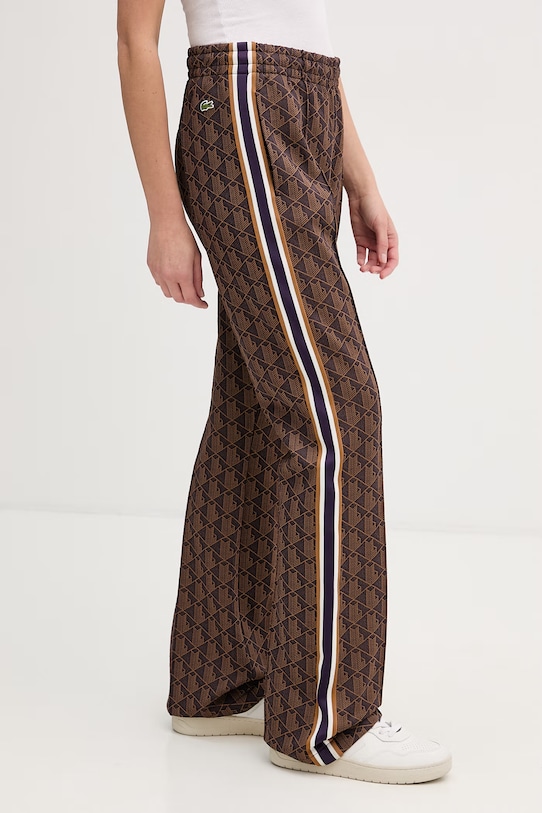Lacoste spodnie dresowe brązowy XF9313