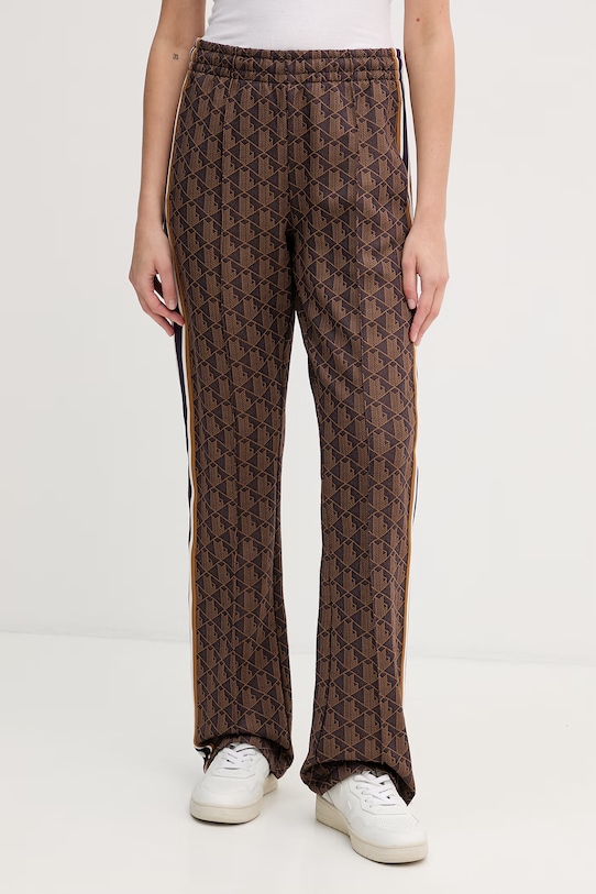 Lacoste spodnie dresowe brązowy XF9313